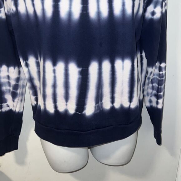 MADEWELL Navy and White Retro Hoodie Sweatshirt-XS - Picture 4 of 9